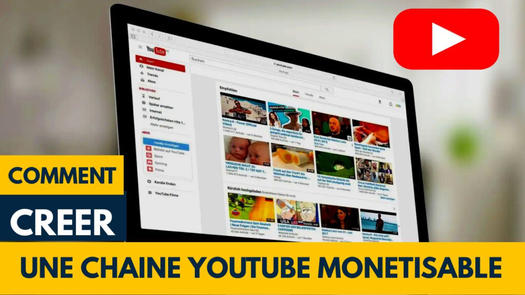 Créer une chaine youtube
